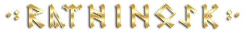 Rathinosk, in runic letters